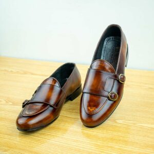 Double monk loafers