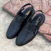 Black Mild Peshawari - Leather Sole - Image 7