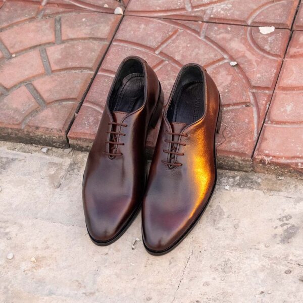 Dark Brown Wholecut Shoes – Two Tone Premium - WeltMan by U&H