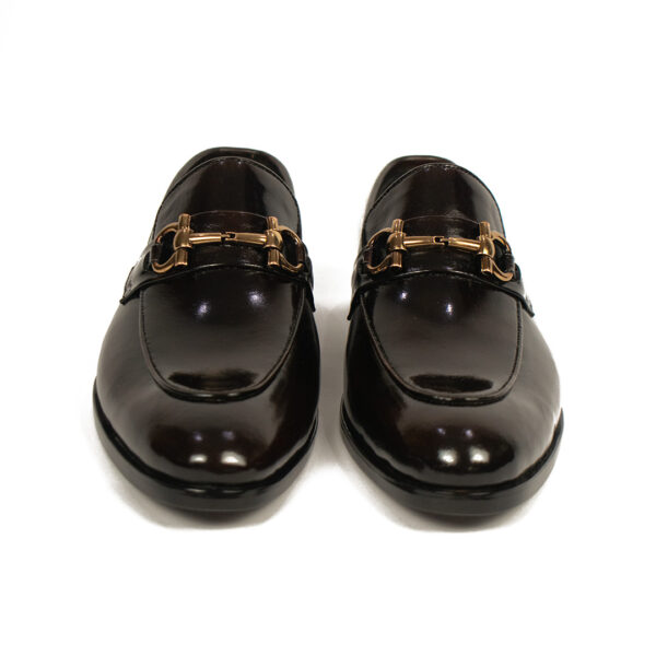 Dark Brown Horse Bit Loafers