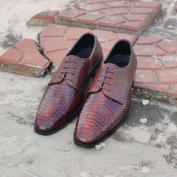 Snake Skin Derby- Mustard Two Tone - Image 2