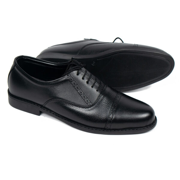 Black Semi Brogue Rubber