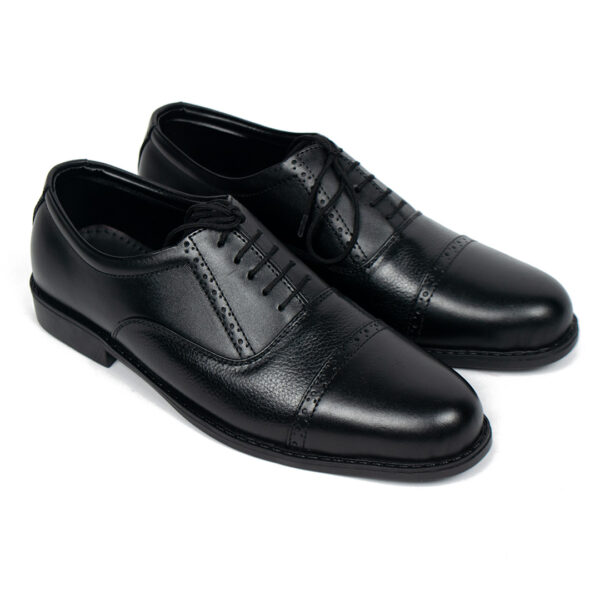 Black Semi Brogue Rubber