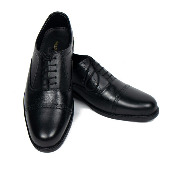 Black Semi Brogue Rubber