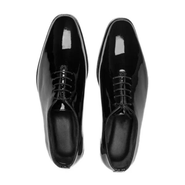 Black Patent Whole Cut-T Shoes - Premium - Image 2