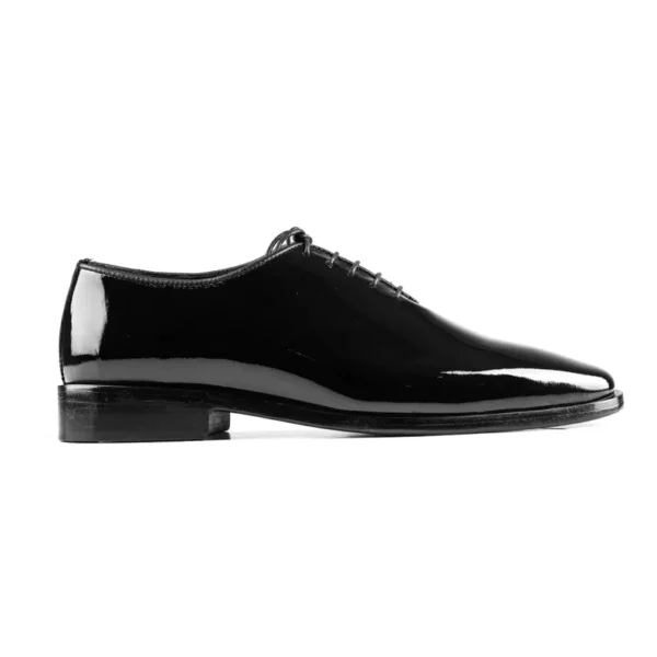 Black Patent Whole Cut-T Shoes - Premium - Image 3
