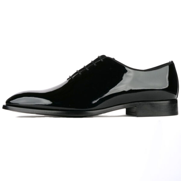 Black Patent Whole Cut-T Shoes - Premium - Image 2