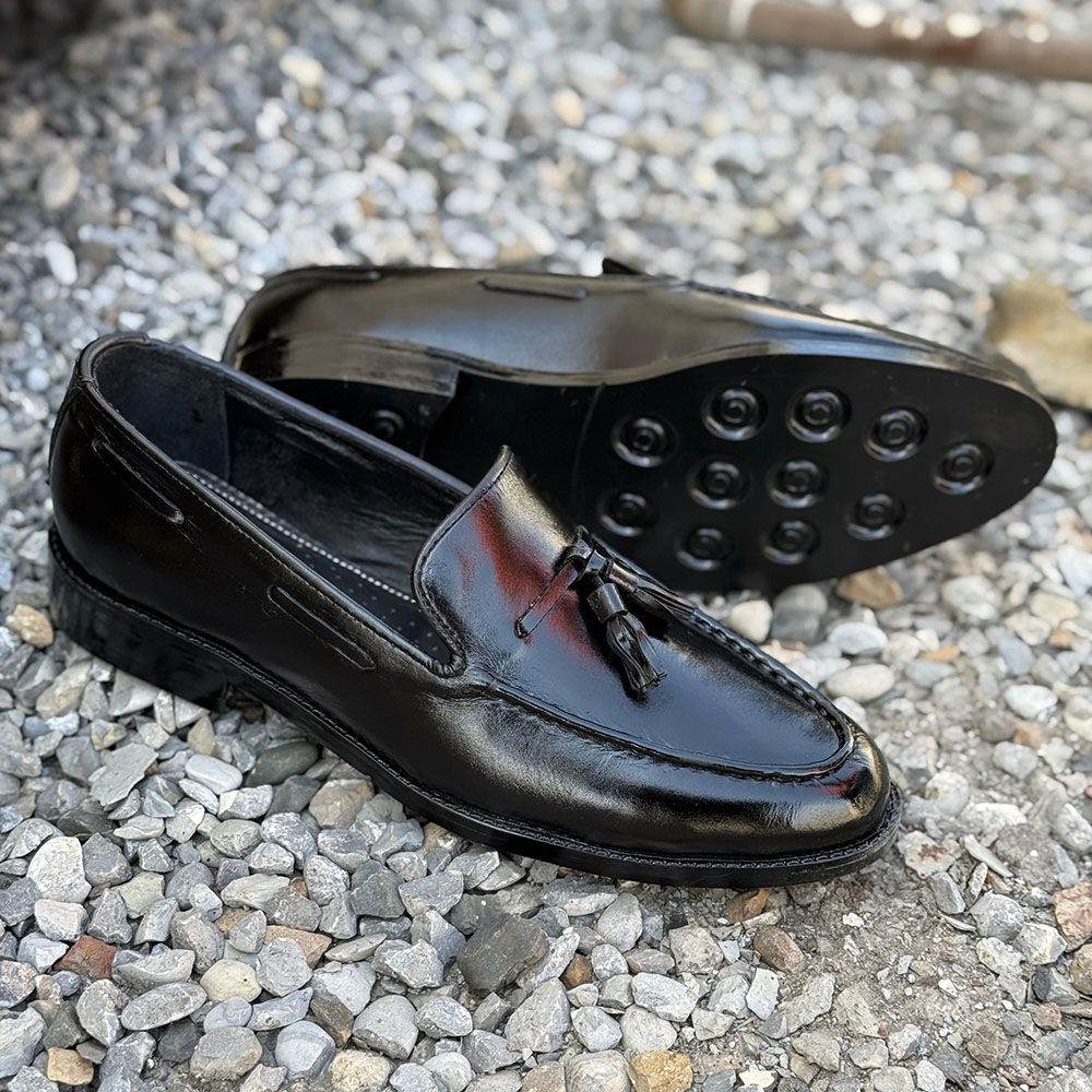 Bristol – Made to Order Black Tassel Loafer - Image 5