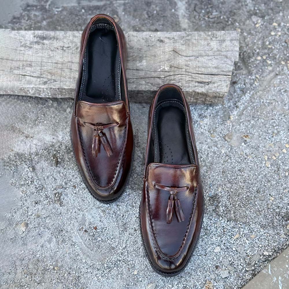 Bristol – Made to Order Brown Tassel Loafer - Image 4
