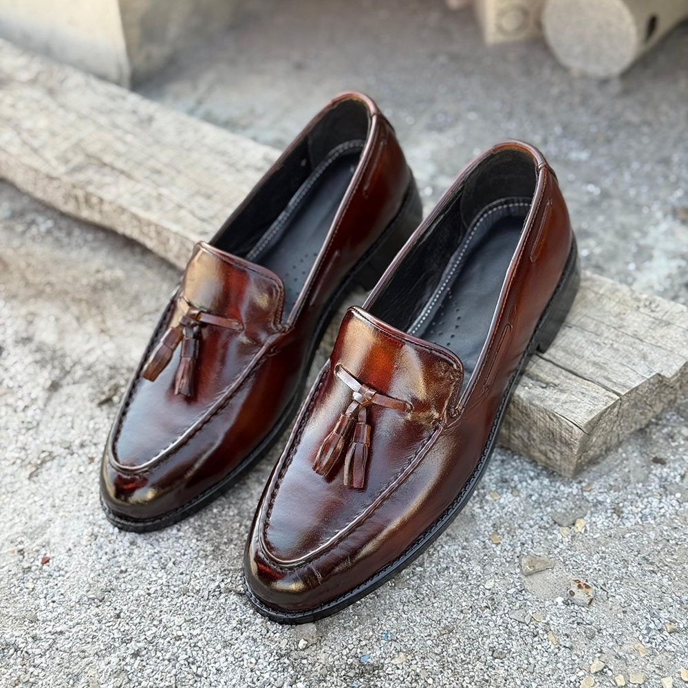 Bristol – Made to Order Brown Tassel Loafer - Image 2