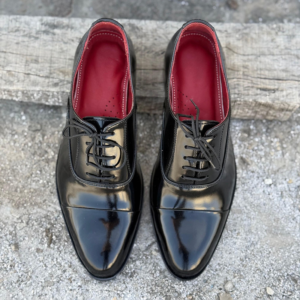 Franklin – Made to Order Black Calf Oxford