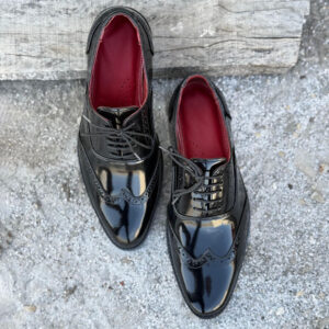 Tacoma – Made to Order Black Wingtip Oxford