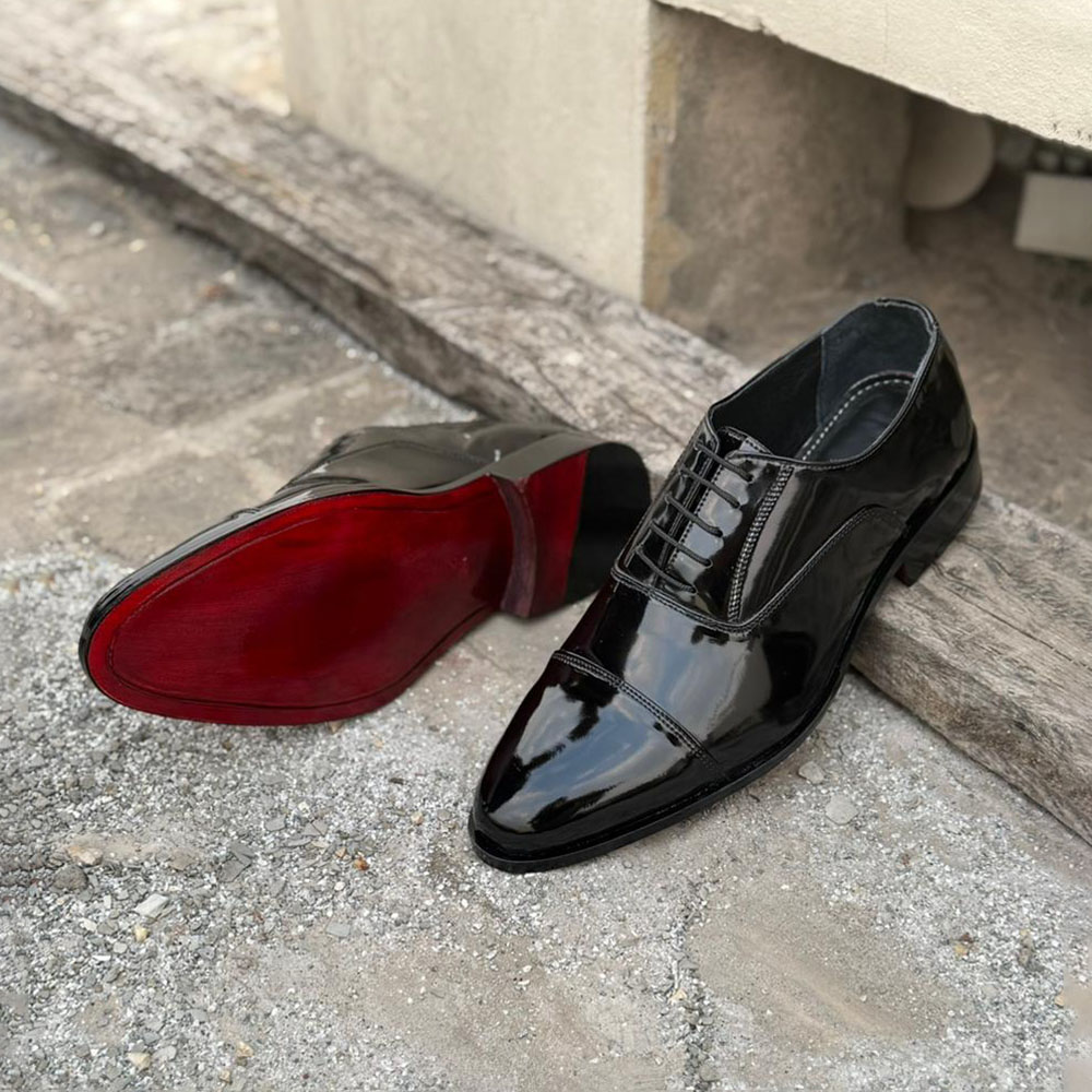 Fairfield – Made to Order Black Patent Oxford - Image 4