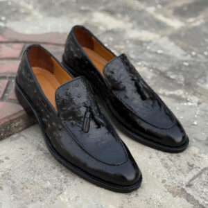 Wentworth Black – Made to Order Tassel Loafers